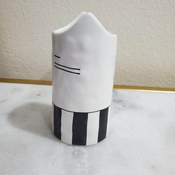 IKEA Black and White Cat Vase - Picture 3 of 7